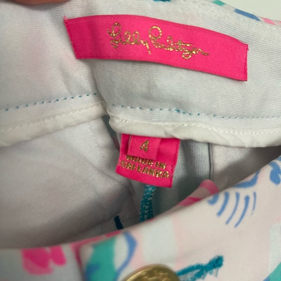 Lilly Pulitzer Callahan Stretch Short Sz 4 - Picture 3 of 3